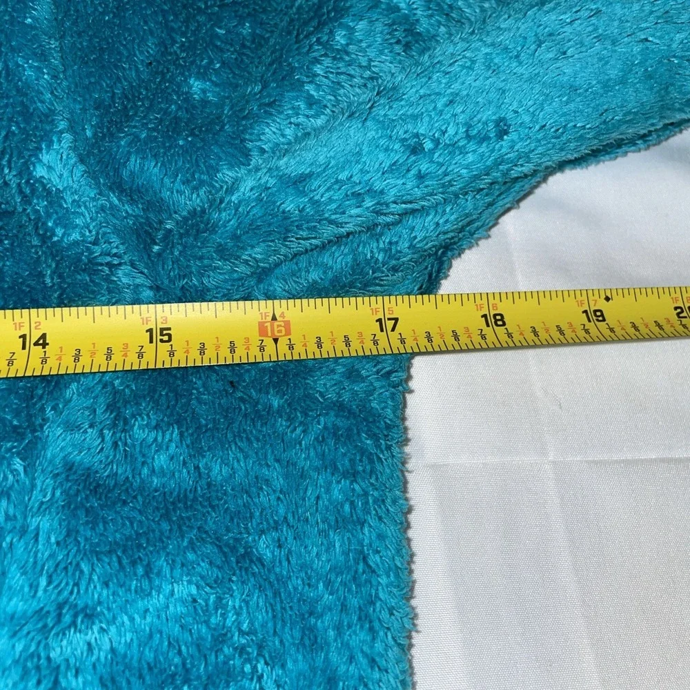 The‎ North Face Osito Fleece Jacket Womens XS Teal Blue Full Zip High Pile Soft